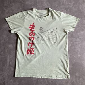 00s Y2K ビンテージ スタジオ ジブリ 宮崎駿 アニメ 映画 もののけ姫 PRINCESS MONONOKE プロモ サン モロ 山犬 Tシャツ Mサイズ