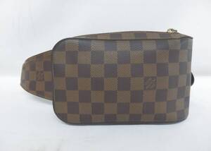 171H828D◆Louis Vuitton ルイヴィトン ダミエ ジェロニモス N51994 ボディ ウエストバッグ CA0057 中古