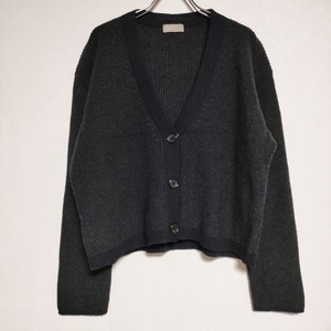 MARGARET HOWELL 578-1264003 LIGHTWEIGHT WOOL 定価42900円 ウール カーディガン 21AW ネイビー マーガレットハウエル 4-1019T 239465