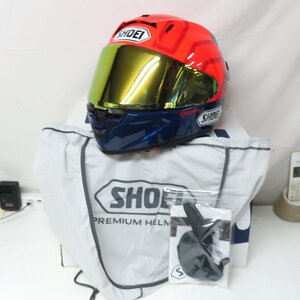 【美品】SHOEI ショウエイ X-FIFTEEN MARQUEZ7 X-15 マルケス7 フルフェイスヘルメット XLサイズ バイク 二輪 サーキット レース MFJ公認