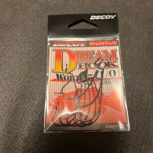 新品　デコイ ドリームフック ワーム15 1/0 DECOY WORM15 オフセットフック　DREAM HOOK フィネス オフセット