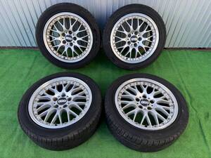  BBS RS815 17インチ 235/45R17 17X7 1/2JJ +35 5H PCD114.3 2019年 タイヤ ホイール 4本 セット。。。