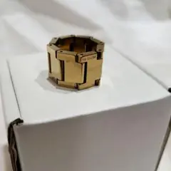 【美品】noquiet watch band ring ワイド リング ゴールド