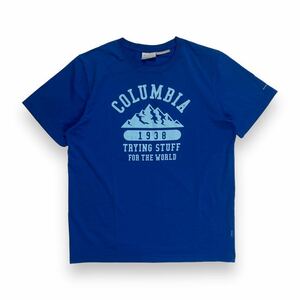 Columbia コロンビア 速乾 半袖 Tシャツ ブルー M アウトドア