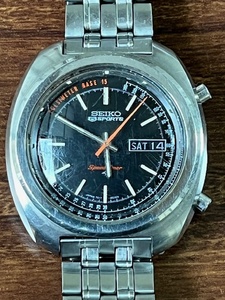 ●　SEIKO　セイコー　５SPORTS　Speed-Timer 7017-8000 オリジナルブレス付き　●