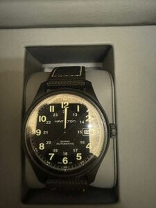 ハミルトン　腕時計　自動巻き　カーキフィールド　チタニウム　H70575733 ・HAMILTON 