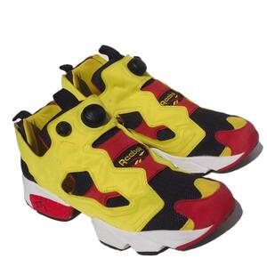 ジャンク品!! 14年製 US 10/ 28cm Reebok INSTAPUMPFURY OG リーボック インスタ ポンプフューリー シトロン