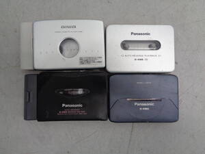 MK2846 カセットプレーヤー4点　aiwa Panasonic