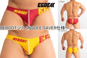 【特価】REBOOTシリーズのNEWモデル!! EGDE≪ REBOOT RE SAVERS スーパーローライズ スイムビキニ/競パン(S)イエロー