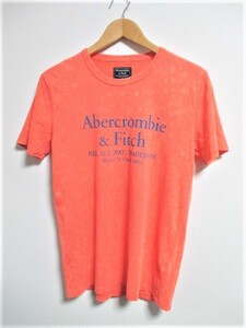 ☆Abercrombie & Fitch アバクロンビーアンドフィッチ プリント ビッグロゴ Tシャツ/メンズ/ＸS☆新作モデル