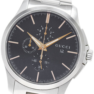 グッチ GUCCI YA126272/126.2 Gタイムレス クロノグラフ クォーツ メンズ _824889