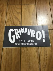 グラインデューロ　GRINDURO 2019年　ステッカー