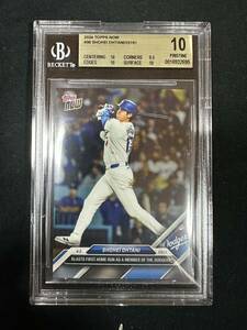 大谷翔平 Topps Now Dodgers Ohtani bgs10 GEMMINT #36 2024 Dodgers ゴールドラベル　ホームラン BGS10