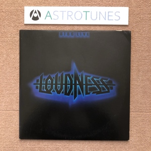 傷なし美盤 ラウドネス Loudness 1986年 2枚組LPレコード 8186ライブ 8186 Live 国内盤 Japanese hard rock 高崎晃
