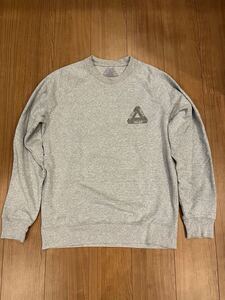 中古 L Palace Skateboards 3M Crew Sweatshirt パレス Crew クルーネック トレーナー supreme