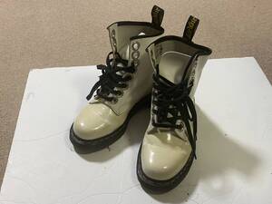 限定 レア 光る AVANTGARDE Dr.Martens 1460 ドクターマーチン カスタム 8ホール ブーツ ホワイト 白 蓄光 100足限定/定番 ストリート/TN