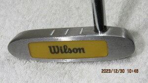 Wilson パター WPF-1551POLYMER　INSERT　重さは520g スチールシャフト 34インチ フェース面特殊加工　中古美形