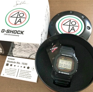 限定 G-SHOCK DW-5000 SPIKE LEE コラボ 25周年 記念 スクエア SS スクリューバック DW5000SL スパイク リー 生産終了 5000 5600 系 CASIO