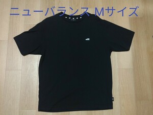 ニューバランス　Tシャツ　ブラック　Mサイズ　スニーカーロゴワッペン