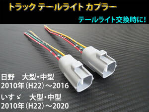 日野 いすゞ 大型車 中型車 テールランプ カプラー 2個セット☆ 07フォワード ギガ いすず トラック テール 配線 テールライト ハーネス A