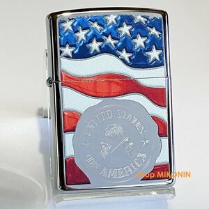 ZIPPO 星条旗 スタンプ American Stamp on Flag ジッポーライター 29395