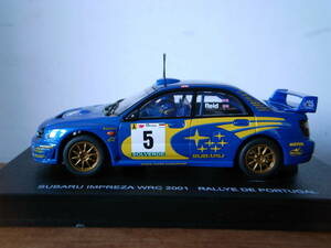 1/32 AUTOart SUBARU IMPREZA WRC 2001 Rally de PORTUGAL #5 Burns