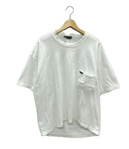 バレンシアガ オーバーサイズクルーネック胸ポケット半袖Tシャツ メンズ SIZE S BALENCIAGA