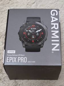 【中古】GARMIN EPIX Pro (Gen 2) 51mm Carbon Gray DLC / Black