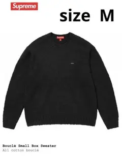 Supreme Bouclé Small Box Sweater Black