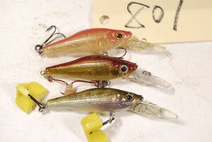 メガバス　MEGABASS　スモルト　SMOLT　３個　セット　８０１