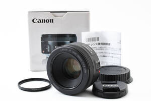 ★極上美品 元箱付 完動品★ Canon キヤノン EF 50mm F1.8 STM