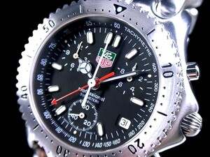 ★極美品 TAG HEUER タグホイヤー Sel ブラック 1/10 クロノグラフ Ref CG1110-0 251.262 綺麗！★