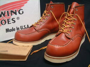 8E 箱付 復刻 犬タグ 8875 レッドウイング モックトゥ 赤茶 / Red Wing Shoes Oro-Russet “Potage” / 検 8131 875 