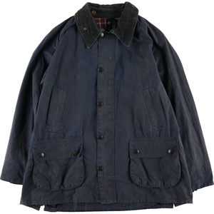 古着 90年代 バブアー Barbour BEDALE ビデイル 旧3ワラント ワックスコットン オイルドジャケット 英国製 C42 メンズL相当 /evb007733