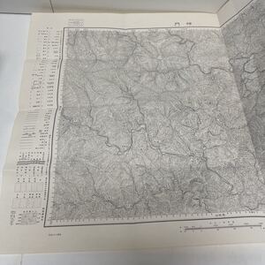 古地図 地形図 五万分之一 地理調査所 昭和28年応急修正 昭和29年発行 神門 宮崎県