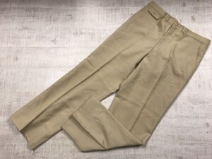 PIA SPORTS ピアスポーツ オールド レトロ ゴルフ 古着 麻リネン混 スラックス トラウザーズ パンツ ボトムス メンズ 日本製 82 ベージュ