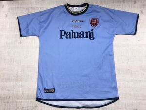 Joma ホマ製 サッカー ACキエーヴォ・ヴェローナ 2002-03 アウェイ Paluani セリエA 半袖ユニフォーム ゲームTシャツ メンズ M 水色