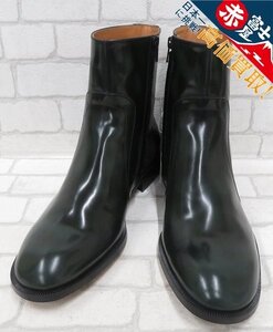 2S6116/未使用品 メゾンマルジェラ22 S37WU0415 Round Toe Ankle Boots イタリア製 Maison Margiela サイドジップラウンドトゥアンクルブー