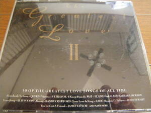 【送料無料】The Greatest Love II / 30 OF THE GREATEST LOVE SONGS OF ALL TIME (輸入盤2CD) QUEEN/ULTRAVOX/SADE/ELTON JOHN