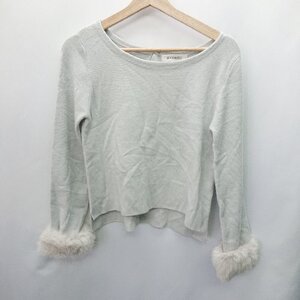 ◇ MISCH MASCH ミッシュマッシュ 長袖 ニット セーター サイズM グレー レディース E