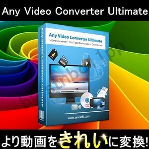 【Anvsoft】 Any Video Converter Ultimate Windows版 永久ライセンス　