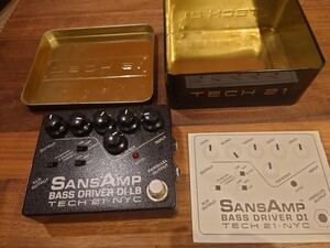 TECH21 BASS DRIVER DI-LB サンズアンプ SANSAMP ベース専用ドライブエフェクター アンプシュミレーター 【日本国内限定モデル】 