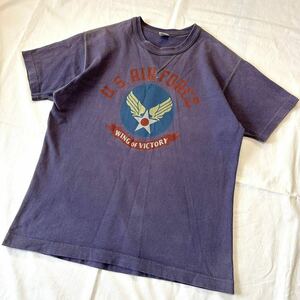 希少カラー TOYS McCOY トイズマッコイ U.S AIR FORCE USエアフォース Tシャツ ヴィンテージ加工 WING OF VICTORY ステンシル 