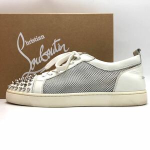 【美品】 クリスチャン ルブタン Christian Louboutin スタッズ スニーカー メンズ 41.5 サイズ 26.5cmくらい