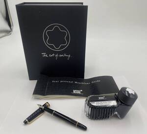 【未使用】MONT BLANC モンブラン 万年筆 保管品 ペン先 14K 4810 THE ART OF WRITING マイスターシュテュック 箱付き インク付き