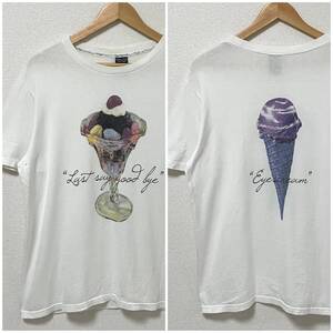 2009AW NumberNine パフェ ラストコレクション Tシャツ 白 2サイズ ナンバーナイン 半袖 Tee 本人期 初期 VINTAGE archive 4050249