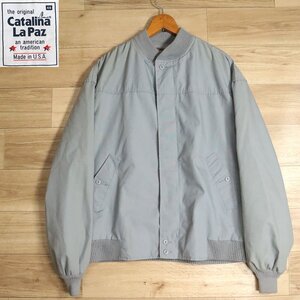 C7S/S1.28-2　USA製　Catalina La Paz　ダービージャケット　カップショルダー　ジャンパー　ブルゾン　IDEALジッパー　46　ヴィンテージ