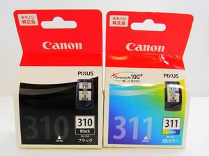 Canon キャノン 純正インクカートリッジ PIXUS BC-310 Black 黒 BC-311 3色カラーセット 未使用 期限切れ kd