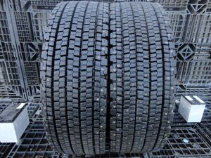 ●6880 冬 ピン付き ほぼ新品 ブリヂストン W900 275/70R22.5 148/145J 2本 2019年製