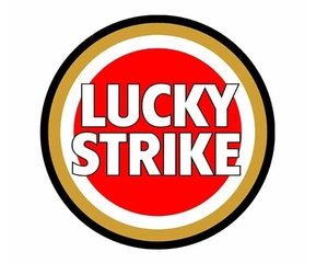 ☆★ ラッキーストライク デカール LUCKY STRIKE 欲しかったステッカーだよね♪ 20Φ 大きいよ☆彡 転写シール付き 【送料無料♪】 ★☆